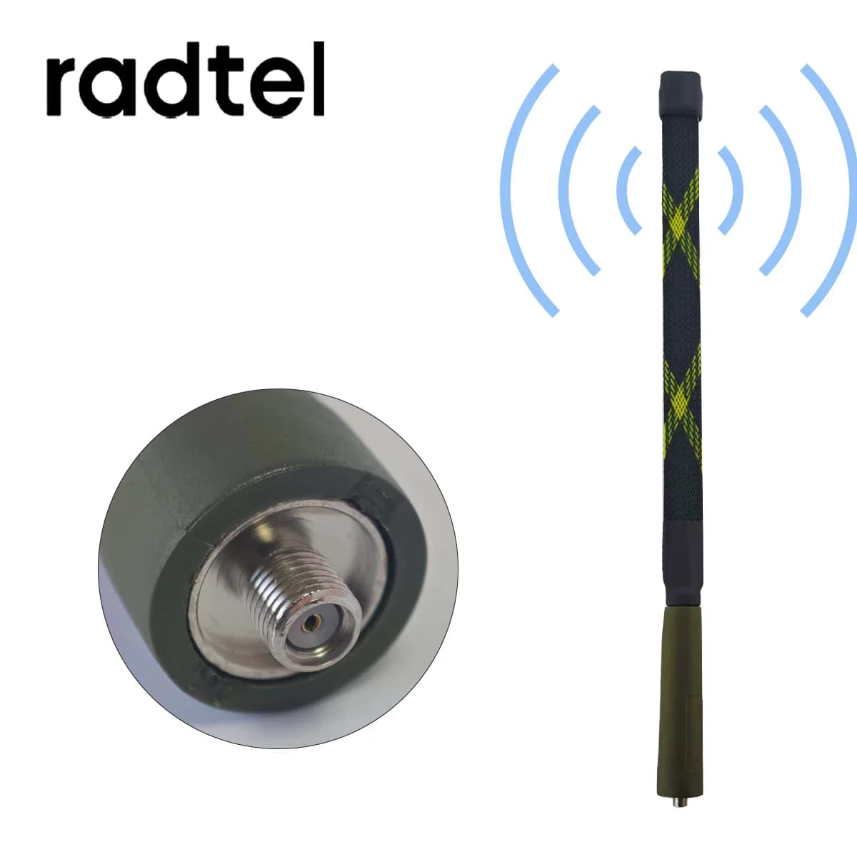Antena táctica Radtel de banda completa 136-520MHz para Amateur RT-490 RT-470L RT-470 RT-900 RT-890 RT-860 RT-780 RT-470X RT-4D RT-760