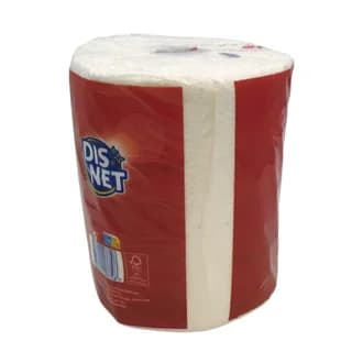 Rollo de papel Multiusos Disnet – 2 Capas, 465g, 230 Servicios. Gran formato. Ultra resistente