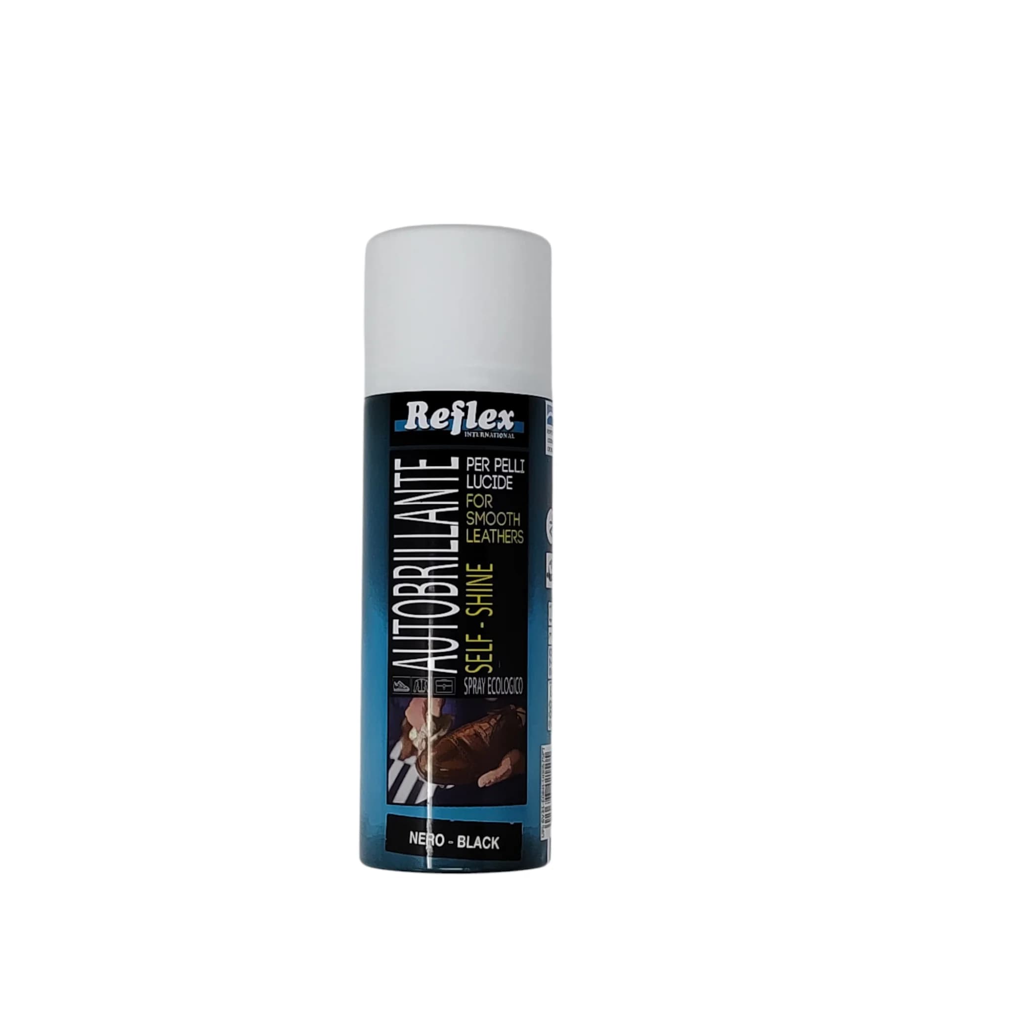 Wabfeet - Spray Autobrillante para Zapatos de Cuero Liso 200 ml, Acabado de Alto Brillo Instantáneo sin Frotar