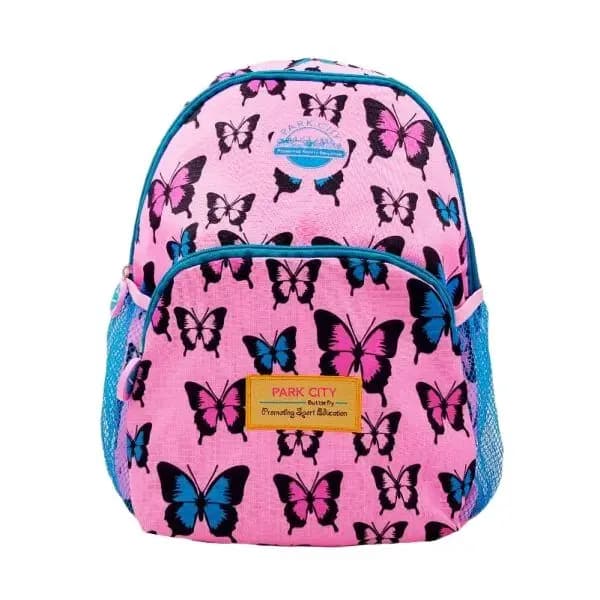 Mochila Oxford Resistente al agua con diseño infantil y asas ergonómicas Butterfly Park City