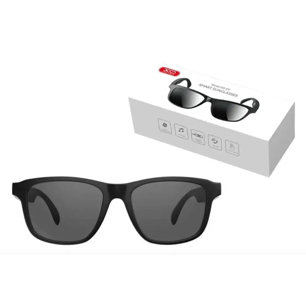 XO - Gafas de sol inteligentes XO E9 con tecnología Bluetooth, audio de orejas abiertas y protección UV + luz azul para uso diario y entretenimiento