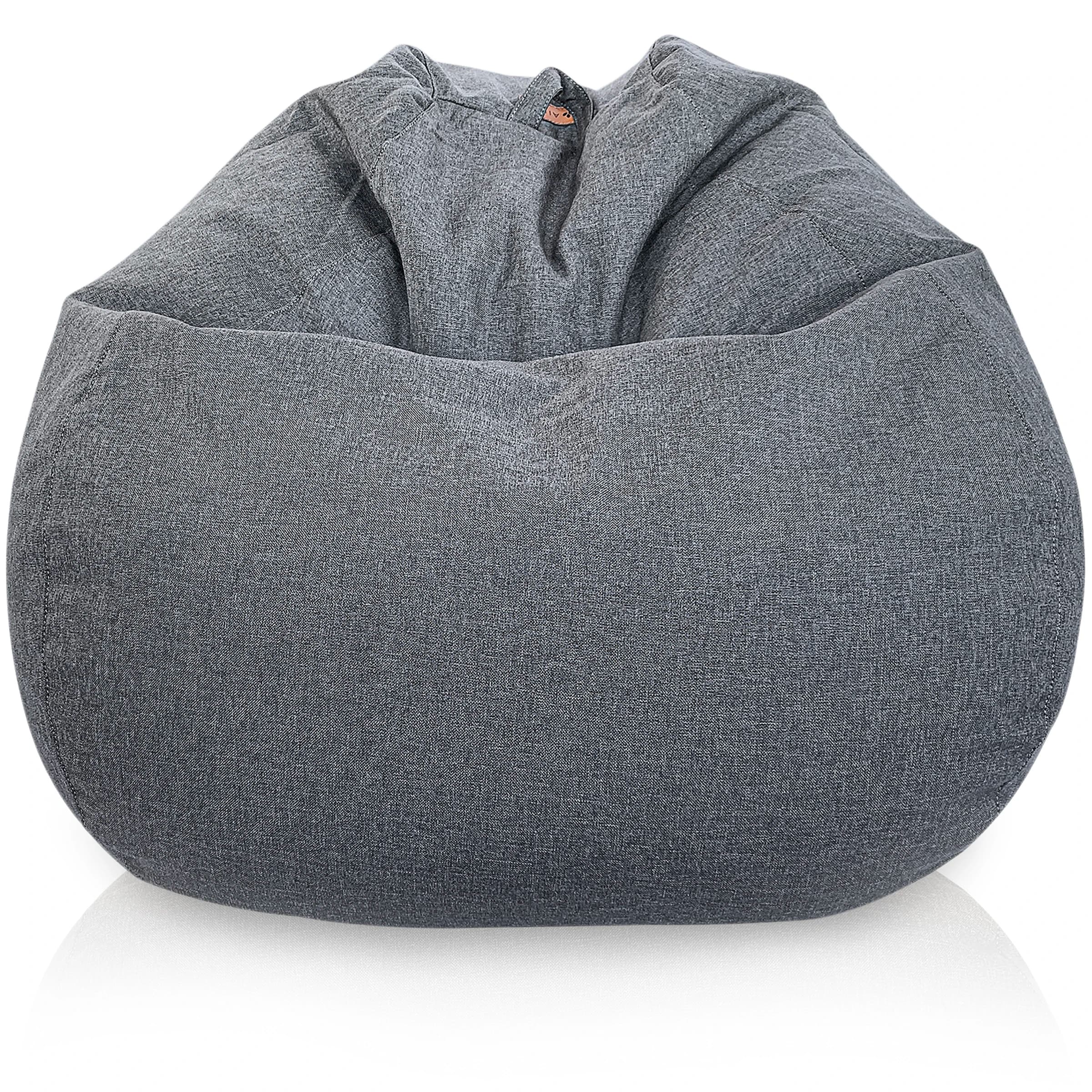 Puff XXL Redondo con Relleno EPS 250L - Sofá Gamer y Juvenil de Estilo Contemporáneo - Fácil Lavado con Funda Exterior por Aiire