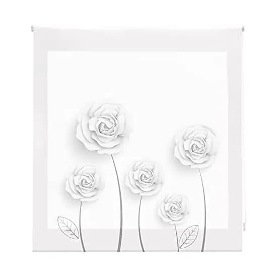 BLINDECOR - Estor Enrollable Translúcido con Estampado - Estores Enrollables Elegantes y Prácticos - Estor para Ventana con Diseño Único