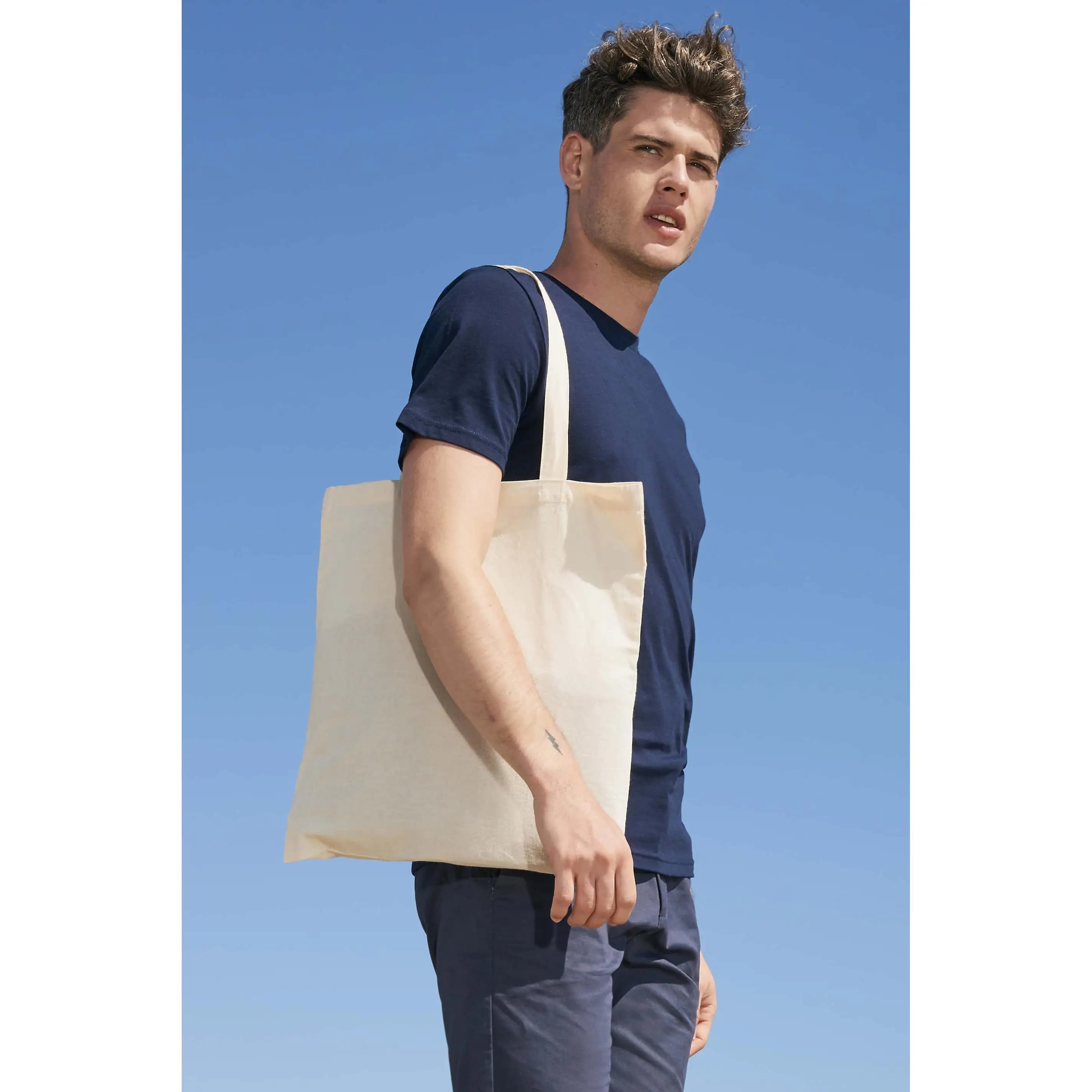 Bolsa de compra Marnaula 100% algodón - Especial para publicidad - Asas largas