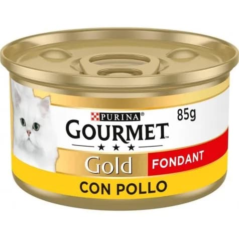 Purina Gourmet Gold Fondant con Pollo en Paté Gato Latas 24 x 85 gr