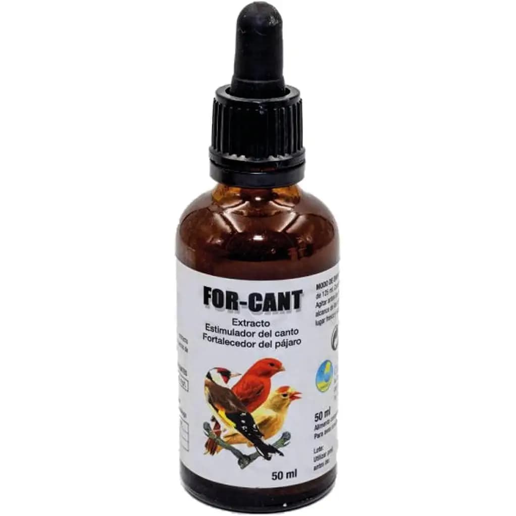 Canariz Estimulador del Canto para Aves 50 Ml - Fórmula Concentrada con Extractos Naturales y Vitaminas