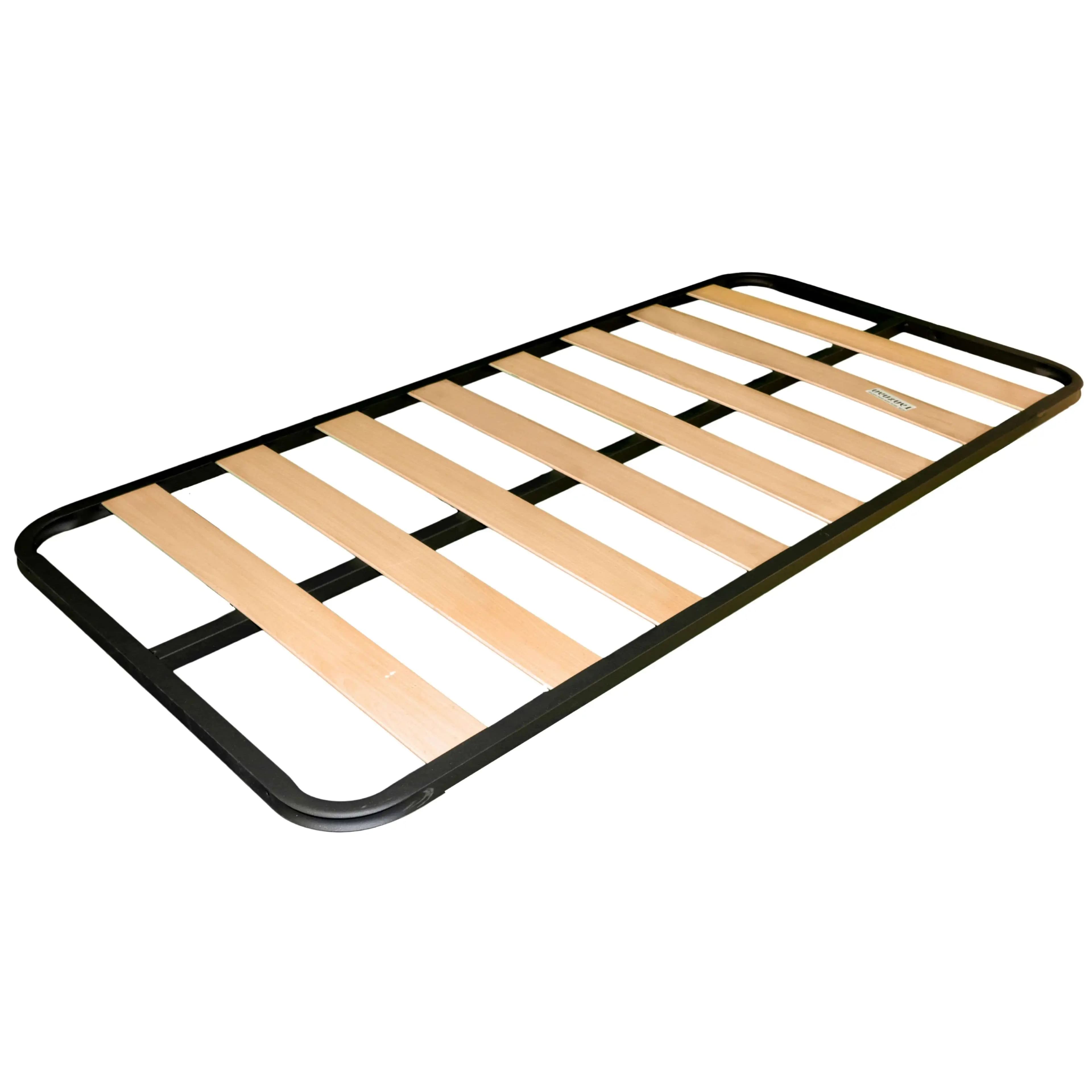 Miroytengo Somier de Tubo acerado 30x30 mm con Refuerzo Central Láminas de Chopo Con y Sin Patas, en Varias Medidas