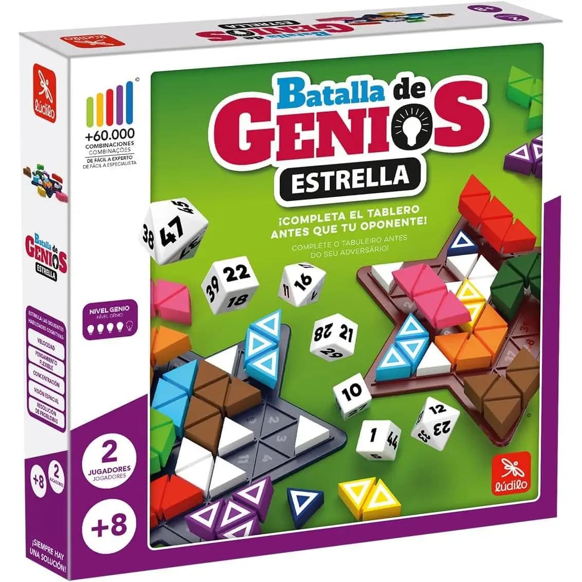 Ludilo Batalla de Genios Estrella | Juego de Mesa para Niños 8 Años