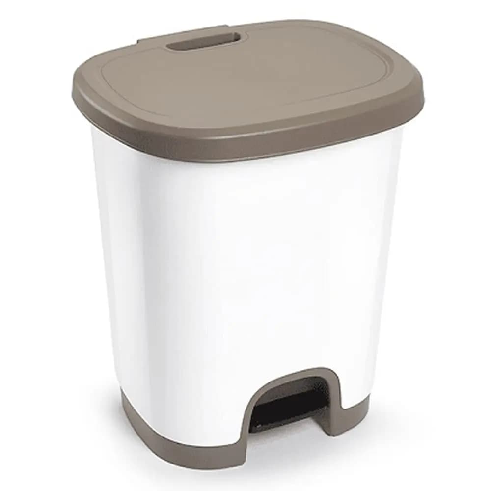 C.A | Cubo de Basura con Pedal 🗑️ | 27L | Plástico Resistente | Apertura con Pedal | 45x38x32 cm