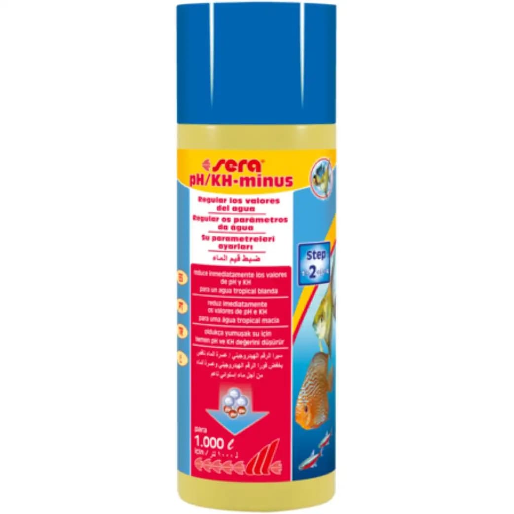 Sera pH/KH-minus - Reduce los Valores de pH y KH