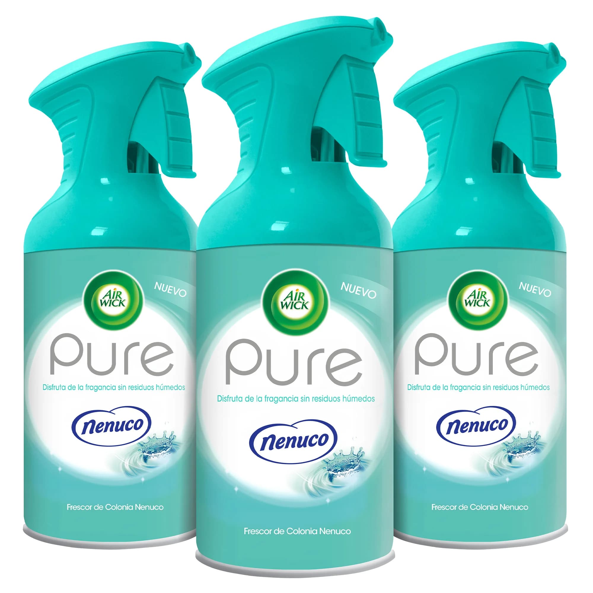Air Wick Pack 3x Aerosol Ambientador Pure Nenuco