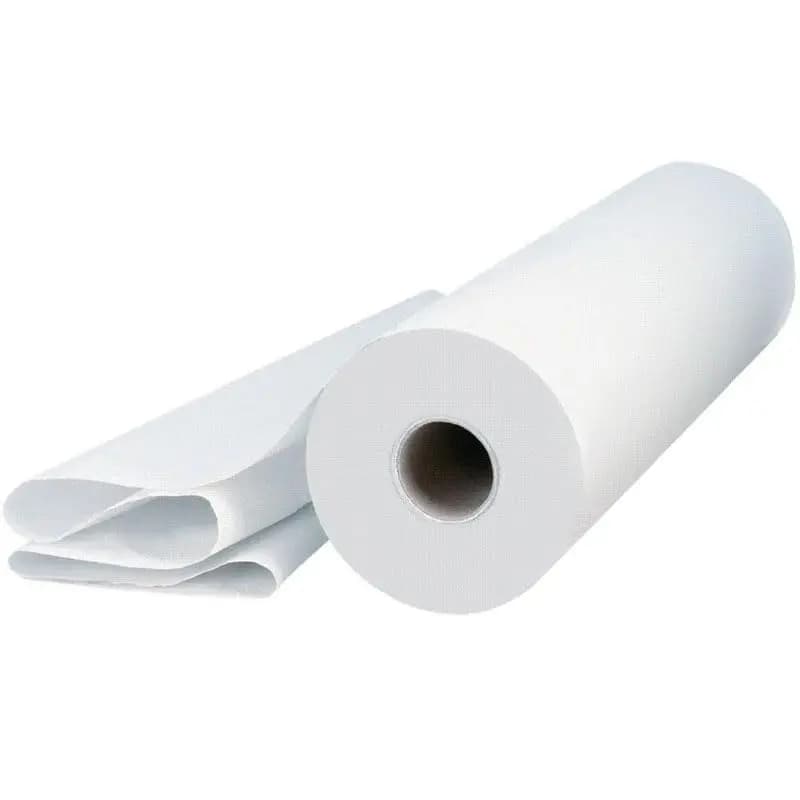 Papel Camilla Celulosa Blanco Doble Capa Gofrado 80m X 60cm Unidad