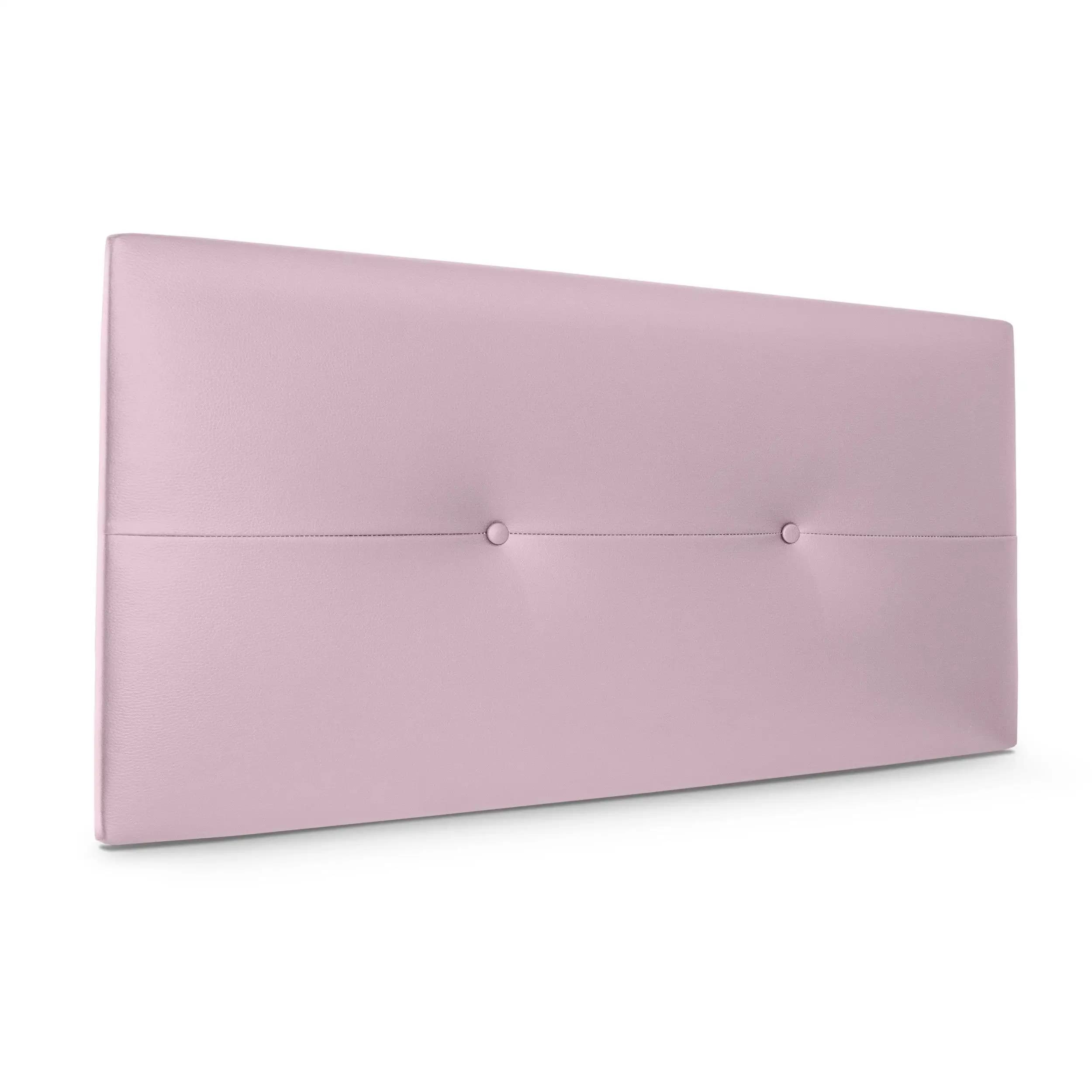 DHOME Cabecero de Polipiel o Tela AQUALINE Pro cabeceros Cabezal tapizado Cama Lujo (Rosa Polipiel)