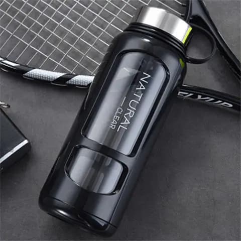 Botella de agua portátil de cristal, taza de gran capacidad de 520/650/1000ml, Fitness, deportes al aire libre, bicicleta a prueba de fugas,