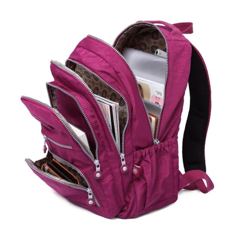 TEGAOTE Mochila para mujer, mochila escolar grande informal de nailon para chicas adolescentes, bolsa de viaje 2024, mochila para mujer, mochila para