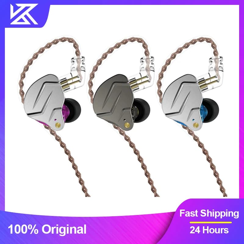 Auriculares KZ ZSN Pro con Monitor intrauditivo, tecnología híbrida, el mejor auricular 1BA + 1DD, auriculares con cable de Metal para teléfono con