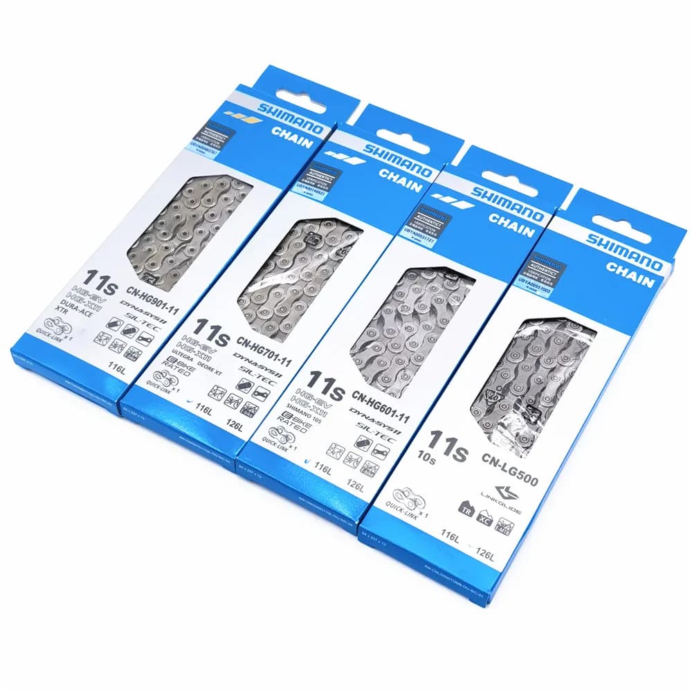 Shimano CN-HG601/HG701/HG901 LG500 Cadena de bicicleta de 11 velocidades