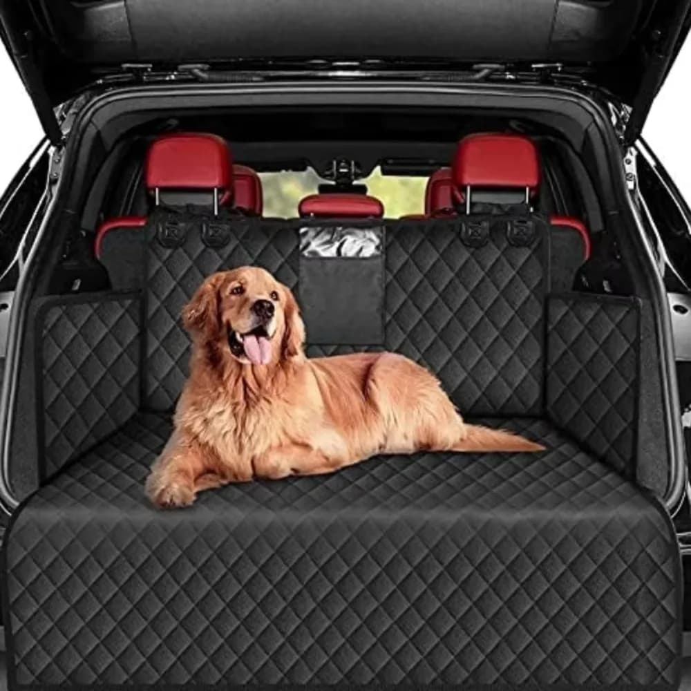 Portador de perros resistente al desgaste, funda para asiento de coche para SUV, impermeable, portátil, duradera, protege el vehículo, fácil de