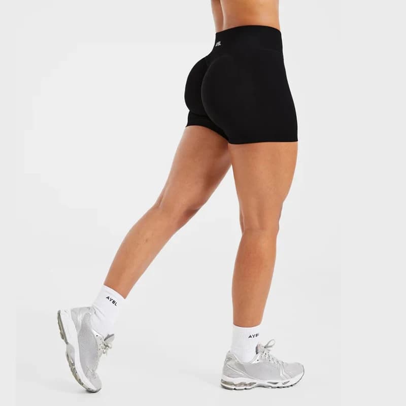 Nuevos Shorts de Yoga para Mujer sin Costuras: Leggings Deportivos Elásticos y Ajustados Hechos con Material Antideslizante y Transpirable.
