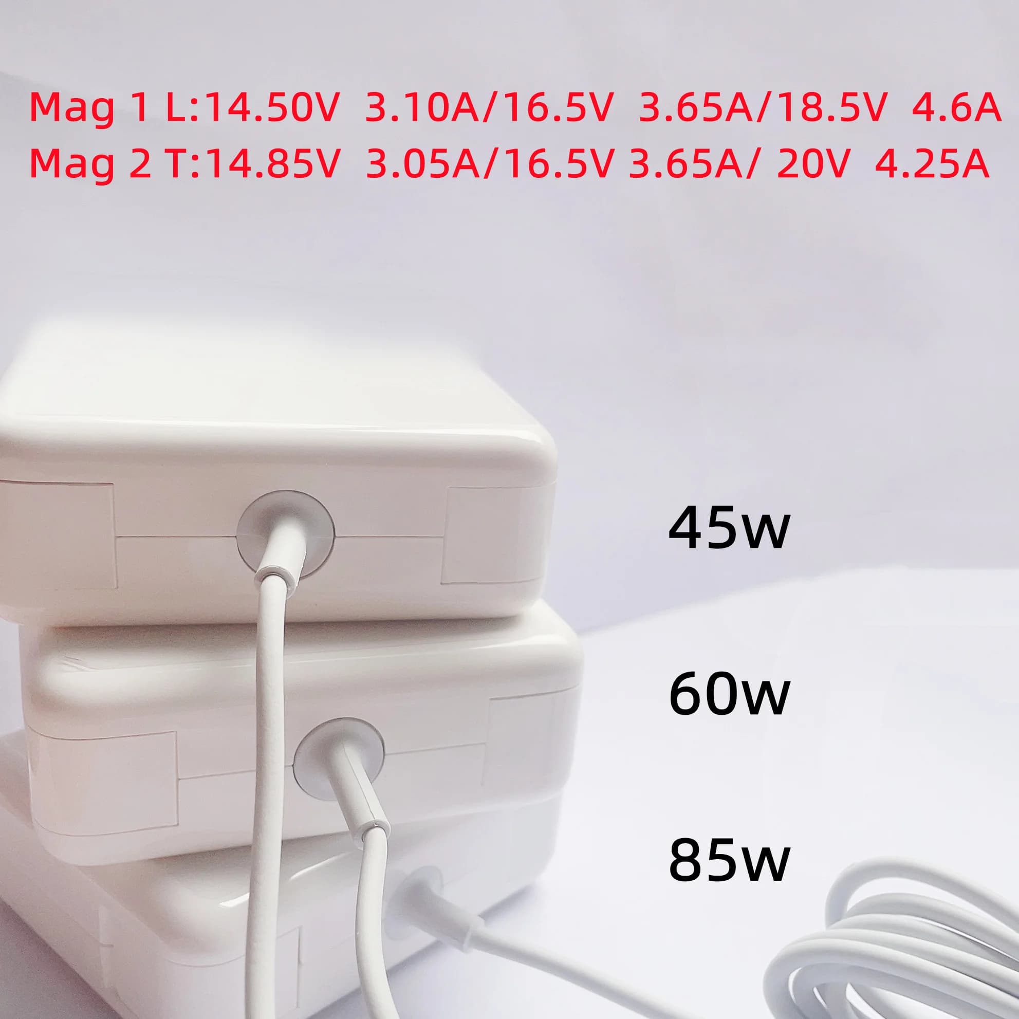 Nuevo adaptador de corriente de 45W 60W 85W para cargador Apple Macbook A1278 A1502 A1398 A1286 A1237 A1304 A1370 A1377 A1466 cargador magnético