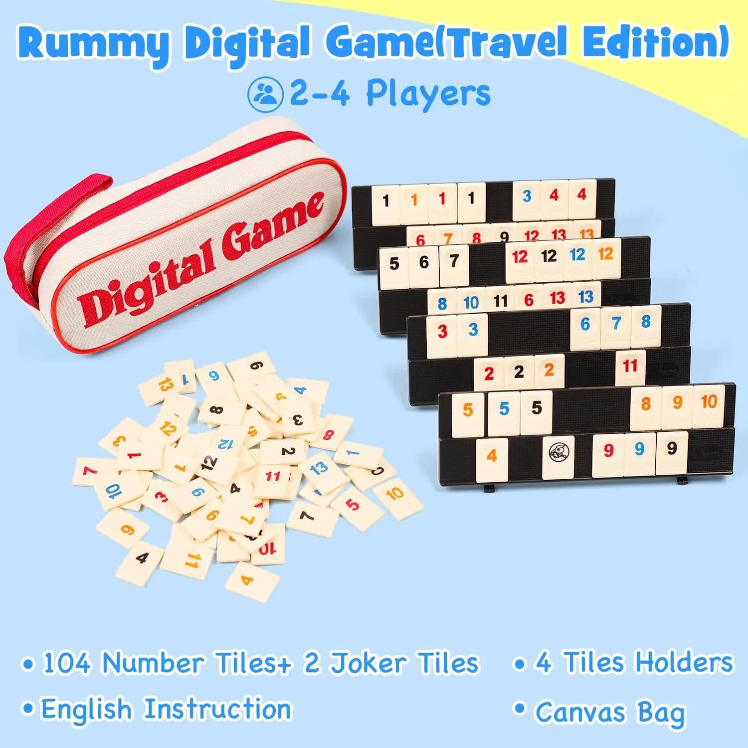 Mahjong israelí estándar, tarjetas de Mahjong digitales, juego de mesa clásico Rummy, accesorios de juegos de mesa multijugador de reunión de ocio