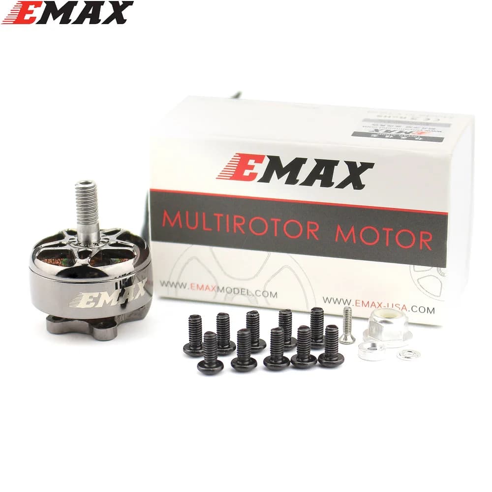Motor sin escobillas EMAX ECO II Series 2306 6S 1700KV / 1900KV 4S 2400KV para Dron de carreras RC FPV, 1/2/4 Uds.