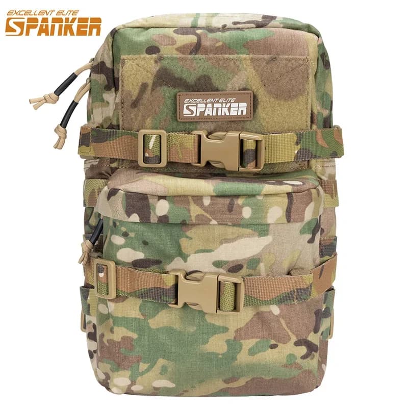 Excelente bolsa de hidratación táctica ELITE SPANKER, portador de vejiga de agua, bolsa MOLLE, bolsas de caza y ciclismo, mochila de hidratación al