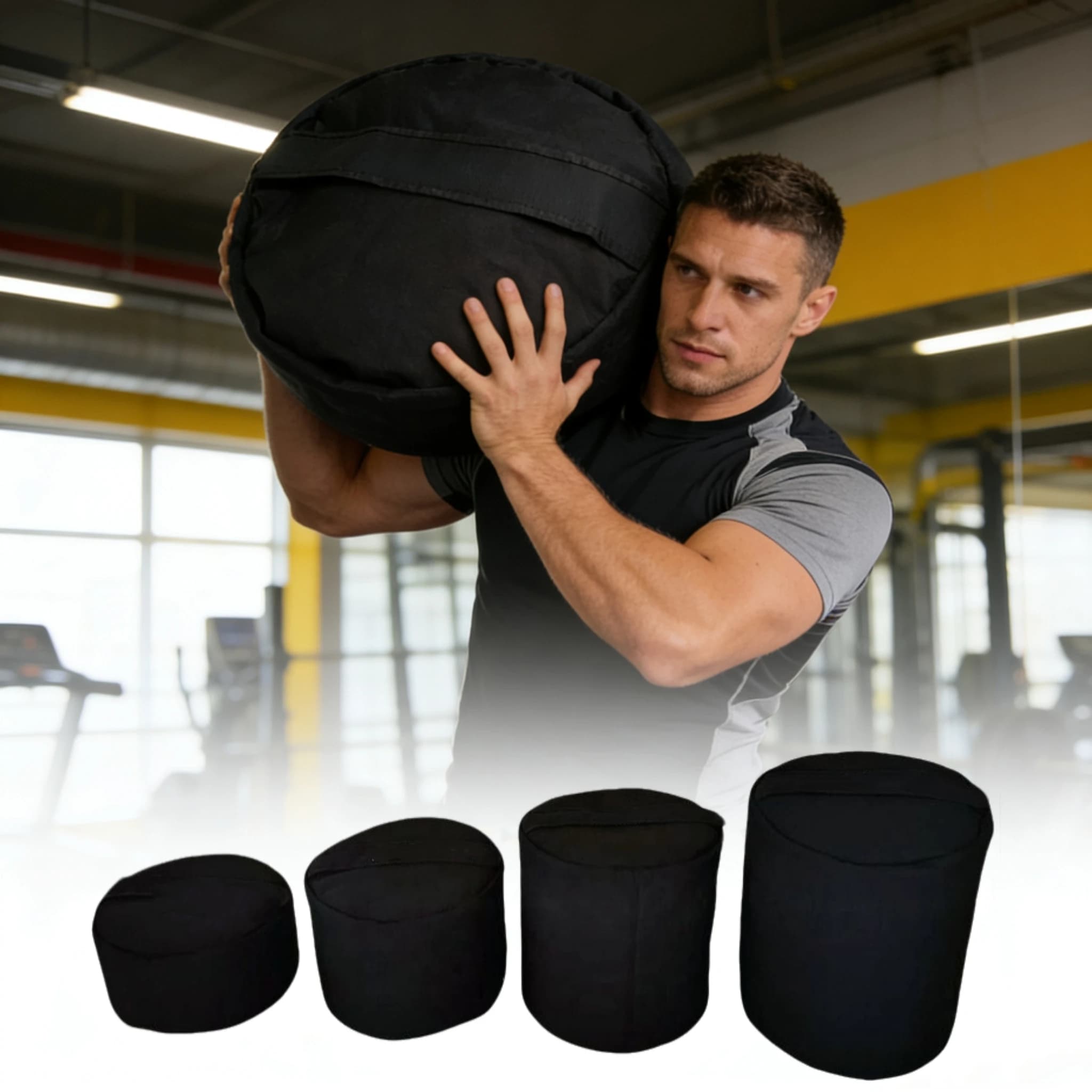 Bolsa de arena de entrenamiento, entrenamiento resistente ajustable, bolsas de arena de 50LB-250LB, pesas de Fitness, bolsas de arena para