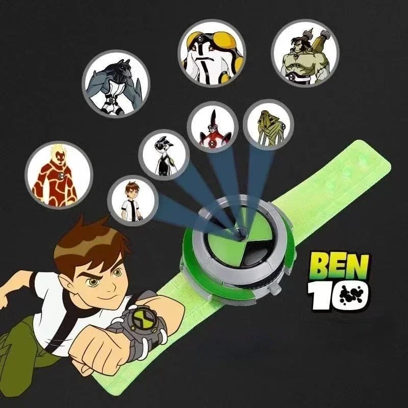 BEN10 Anime proyección reloj dispositivo de transformación sonido luz figura de acción Omnitrix Ben modelo juguete recoger adornos regalos para