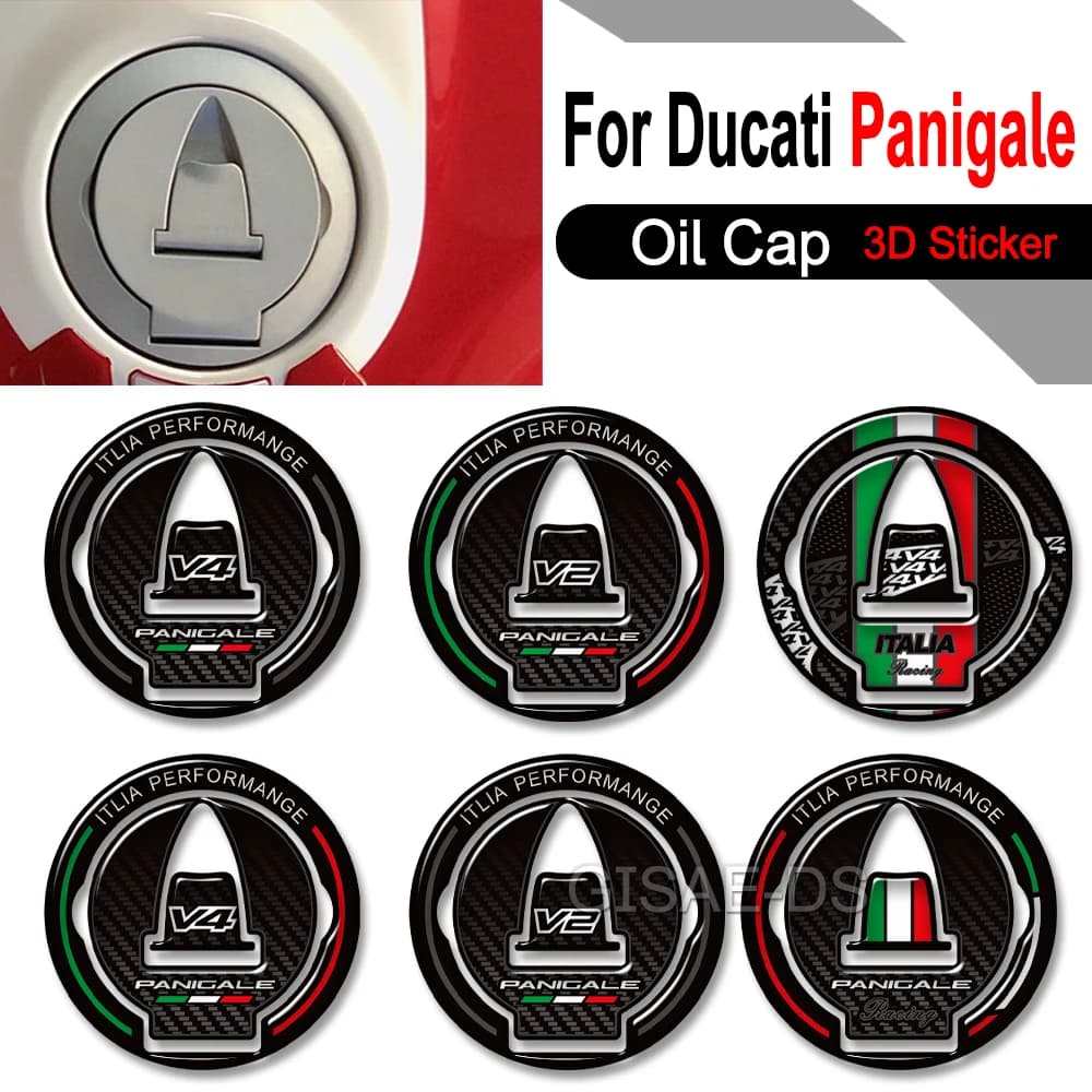 Para Ducati Panigale V2 V2S V4 V4S V4R S R 899 959 1199 1299 Protector almohadilla de depósito tapa de aceite combustible de Gas carenado