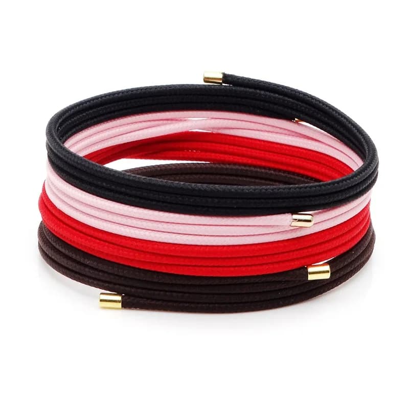 5 uds cuerda magnética Multicolor imán ajustable pulsera de cuerda de Milán accesorios magnéticos automáticos para hacer joyería DIY