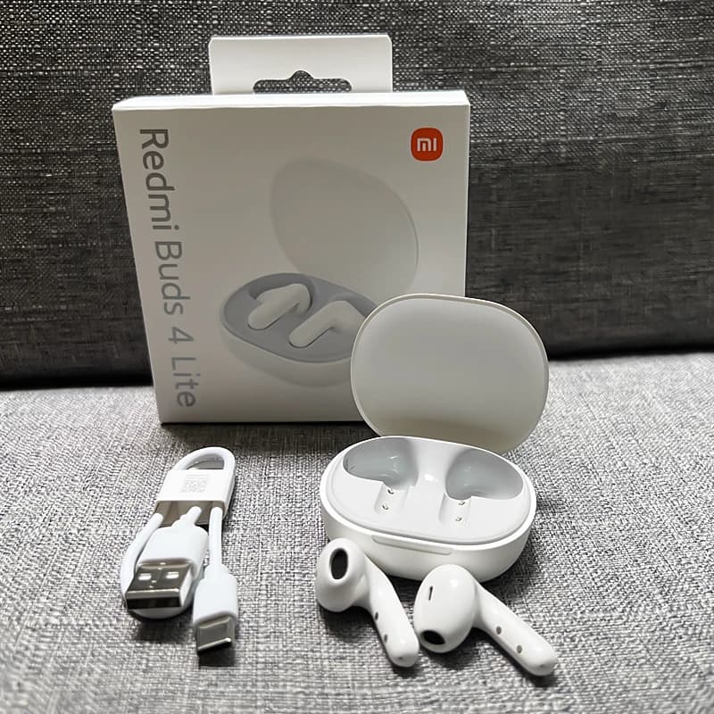 Audífonos Xiaomi Redmi Buds 4 Lite TWS Bluetooth 5.3 con Cancelación Activa de Ruido, Batería de Larga Duración, IP54, Edición Juvenil