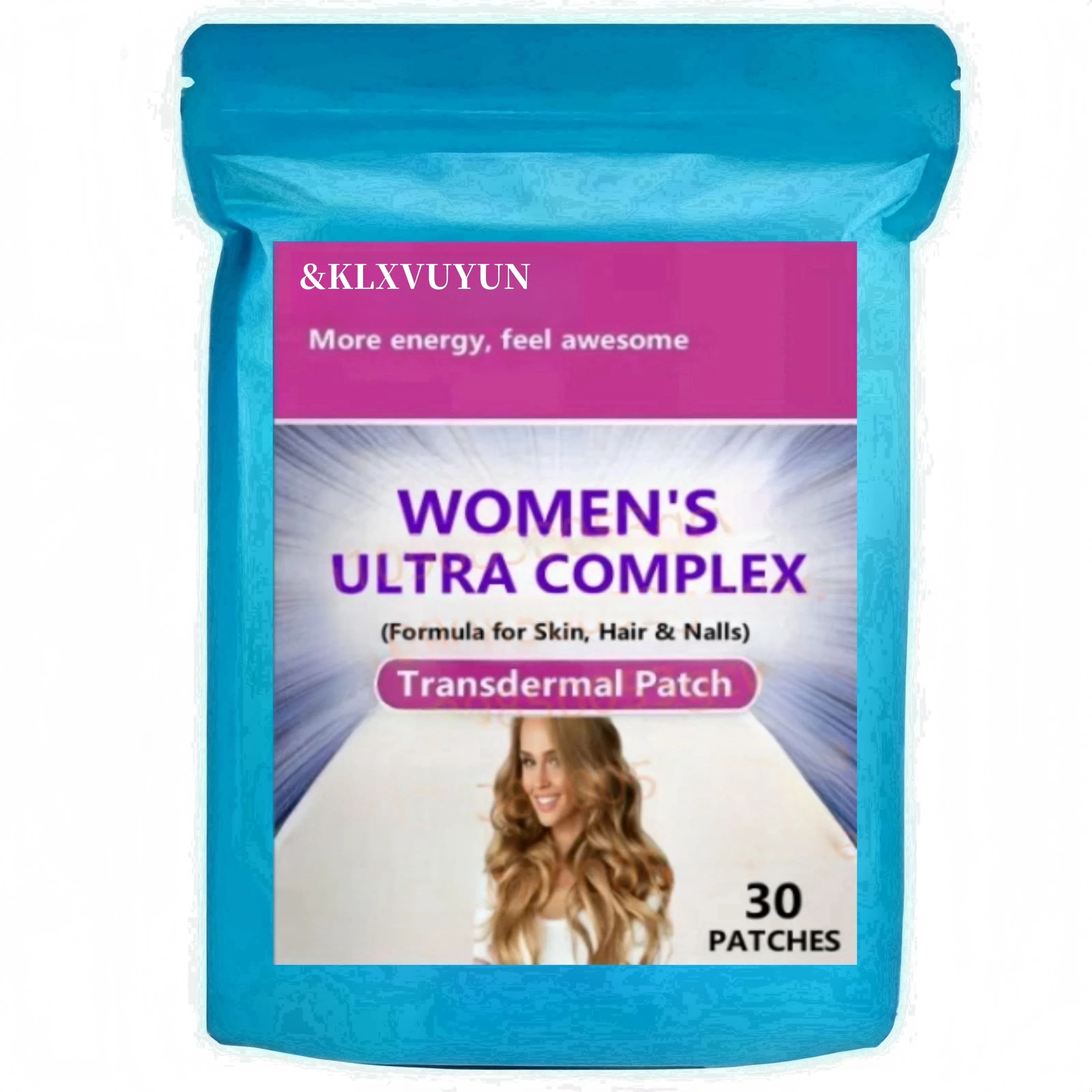 Hormonas femeninas - ULTRA COMPLEX PARA MUJER - Parche de estrógeno - 1 bolsa 30 Piezas Suministro de 1 Mes