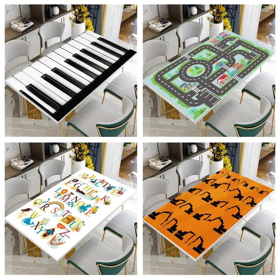 Pegatina de escritorio personalizada autoadhesiva impermeable a prueba de polvo, cubierta de escritorio de computadora, papel tapiz, mesa, muebles,