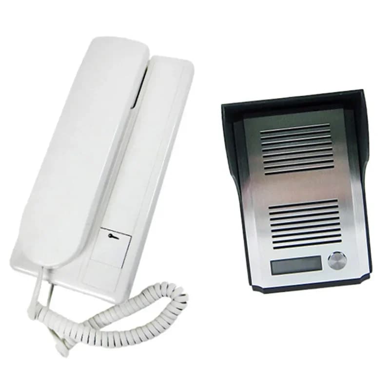 Sistema de teléfono de puerta, sistema de entrada de intercomunicador con timbre, kits de timbre de intercomunicación con cable, intercomunicador de