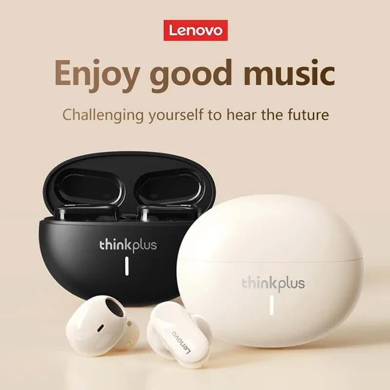Lenovo-auriculares inalámbricos LP19 con Bluetooth 5,1, audífonos deportivos TWS, intrauditivos con micrófono Dual HD, novedad de 2023