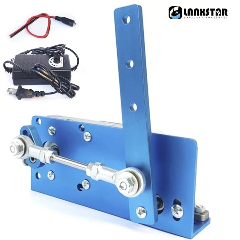 Motor de engranaje de 20-120 grados, máquina Wobbler automática DC 12V 24V, diseño DIY, Motor mecedor alternativo DC, ángulo oscilante ajustable