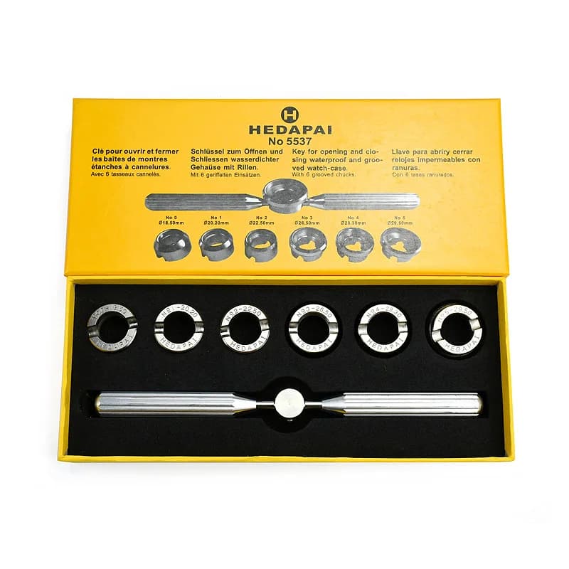 Removedor de cubierta de abridor de caja trasera profesional para Rolex, Kit de herramientas de reparación de relojes Tudor