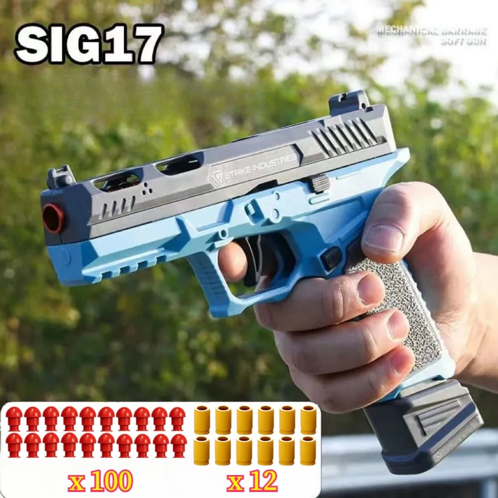 Pistola de juguete de bala suave SIG17/USP, juego de tiro para deportes al aire libre, pistola educativa, modelo de regalo de cumpleaños para niños