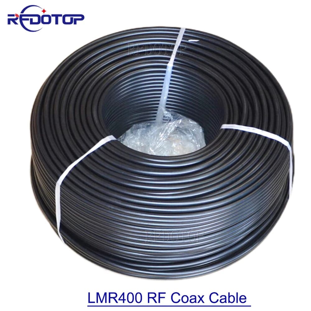 Cable LMR400 50 Ohm 50-7 RF Coaxial Pigtail Cable Coaxial RF de baja pérdida de alta calidad Cable de puente para proyecto de Radio de microondas