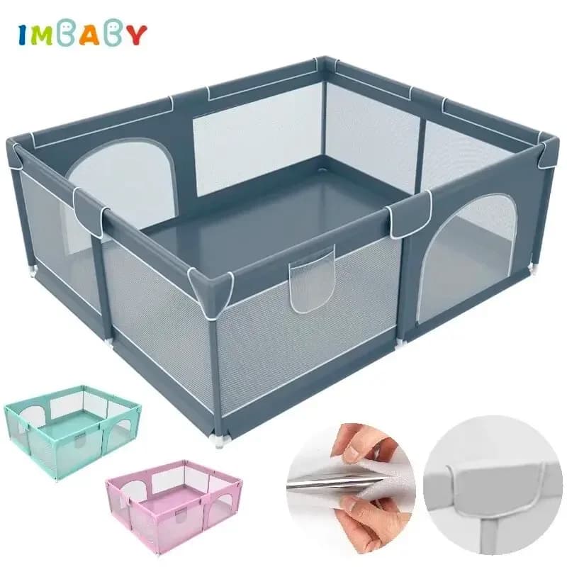 corrales para bebe parque infantil Corralito para bebé de 150x180CM, barrera de seguridad, valla antideslizante, parque infantil, esponja