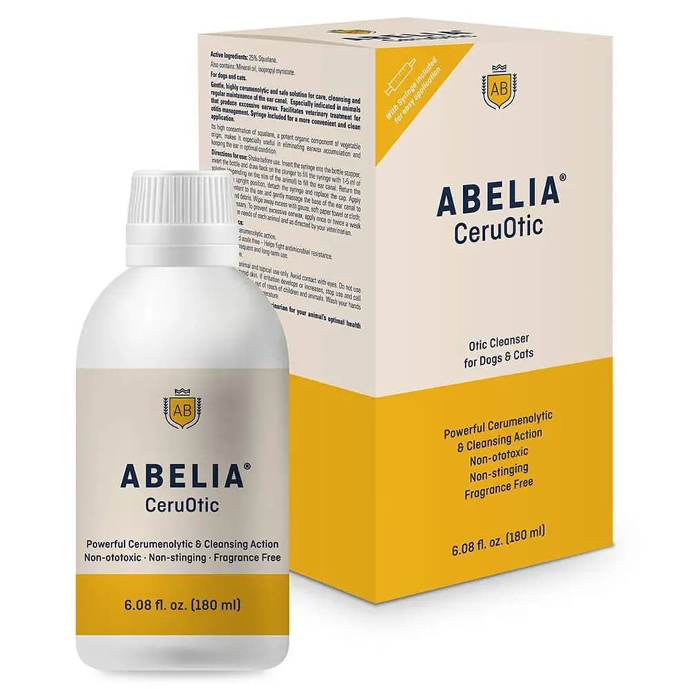 ABELIA CeruOtic 180 ml limpieza y cuidado de los oídos de perros y gatos Vetnova
