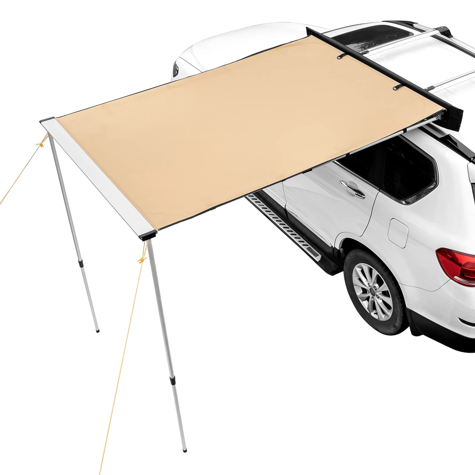 Toldo para Vehículo SucceBuy, Toldo Lateral Retráctil para Automóvil con Bolsa de Almacenamiento Impermeable, Apto para Camionetas, SUV, Furgonetas
