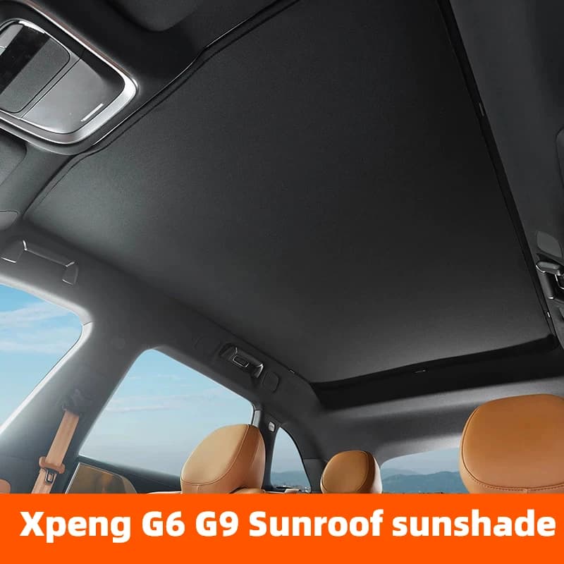 Parasol para Techo Panorámico XPeng G9 G6 2022-2026, Aislamiento Térmico, Bloqueo UV, Cubierta Protectora Solar para Techo de Auto