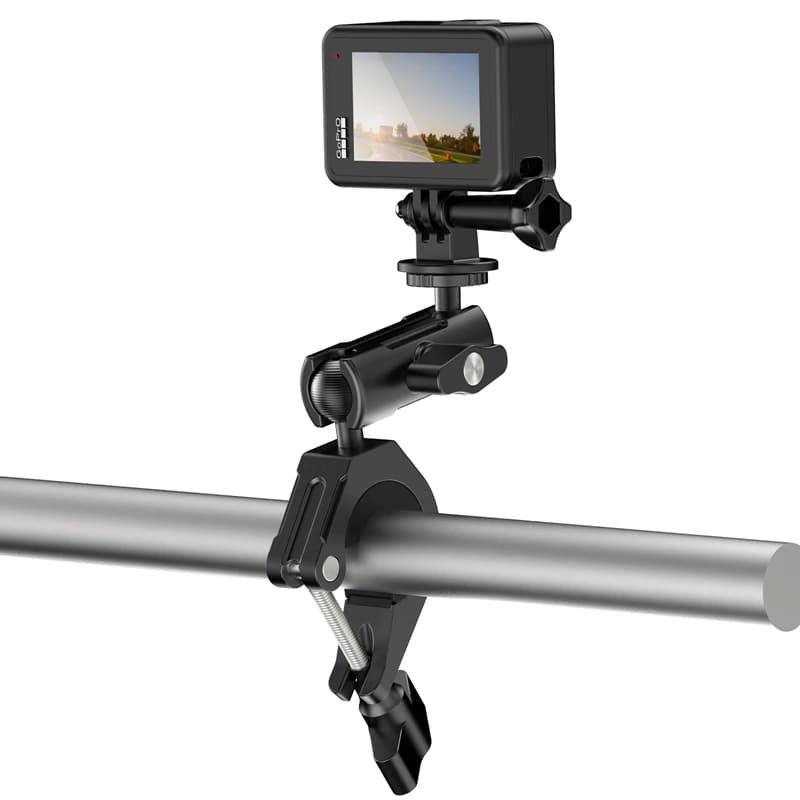 Ulanzi CM025 soporte de Cámara de Acción para Go Pro 11 10 9 8 7 6 Insta360 bicicleta motocicleta manillar montaje viaje vídeo Vlog
