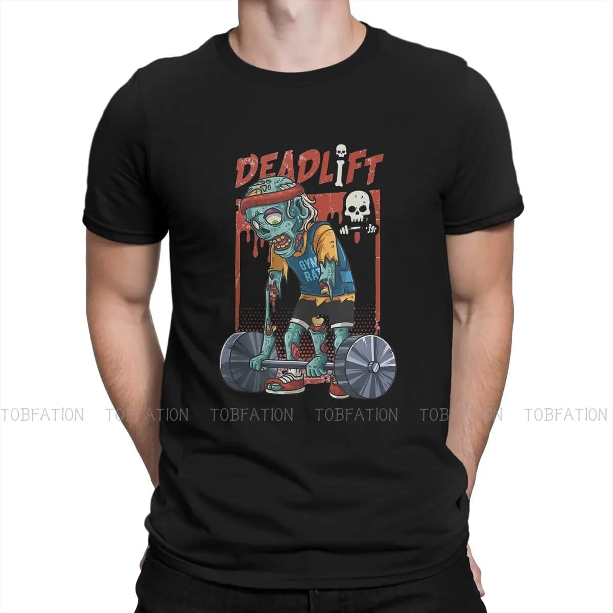 Camiseta de Zombie Deadlift para Halloween, ropa única para culturismo, gimnasio, Crossfit muscular, Idea de regalo creativo