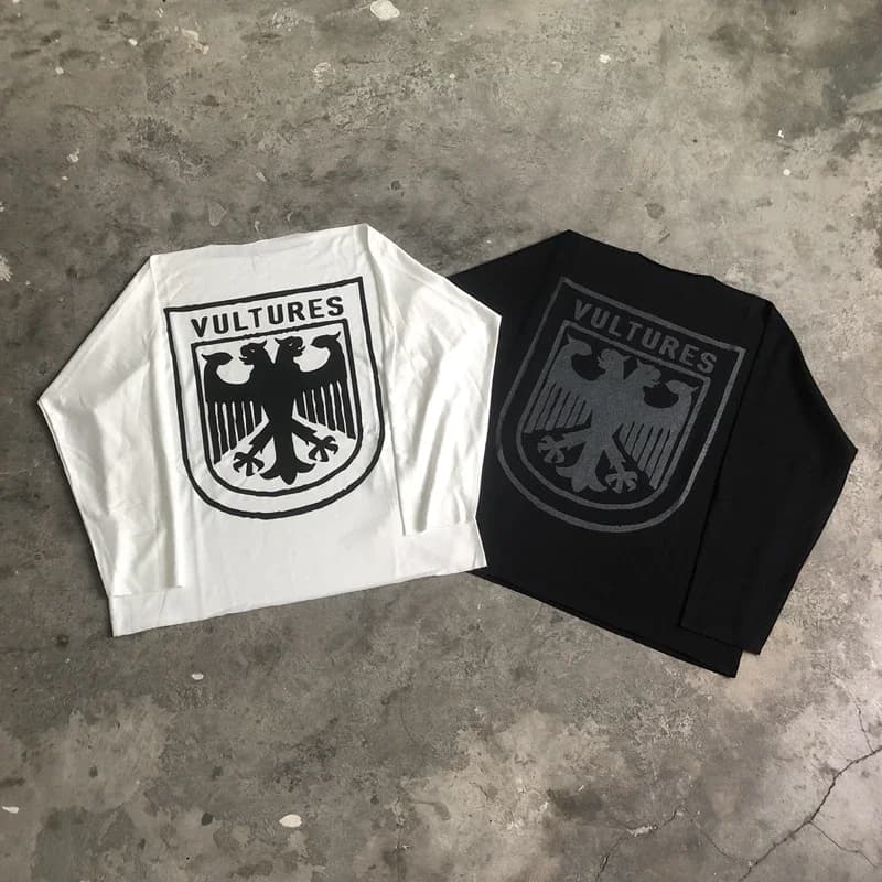 SAINT OF MICHAEL YE 1:1 DONDA Kanye West Streetwear Camiseta estampada Casual suelta de gran tamaño Tops 100% Camiseta de algodón para hombres