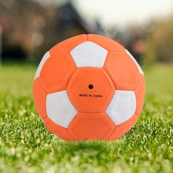 Gran tamaño 3/4/5 balón de fútbol curvo recreativo naranja juguete deportivo de fútbol juvenil líneas curvas partido de fútbol partido al aire