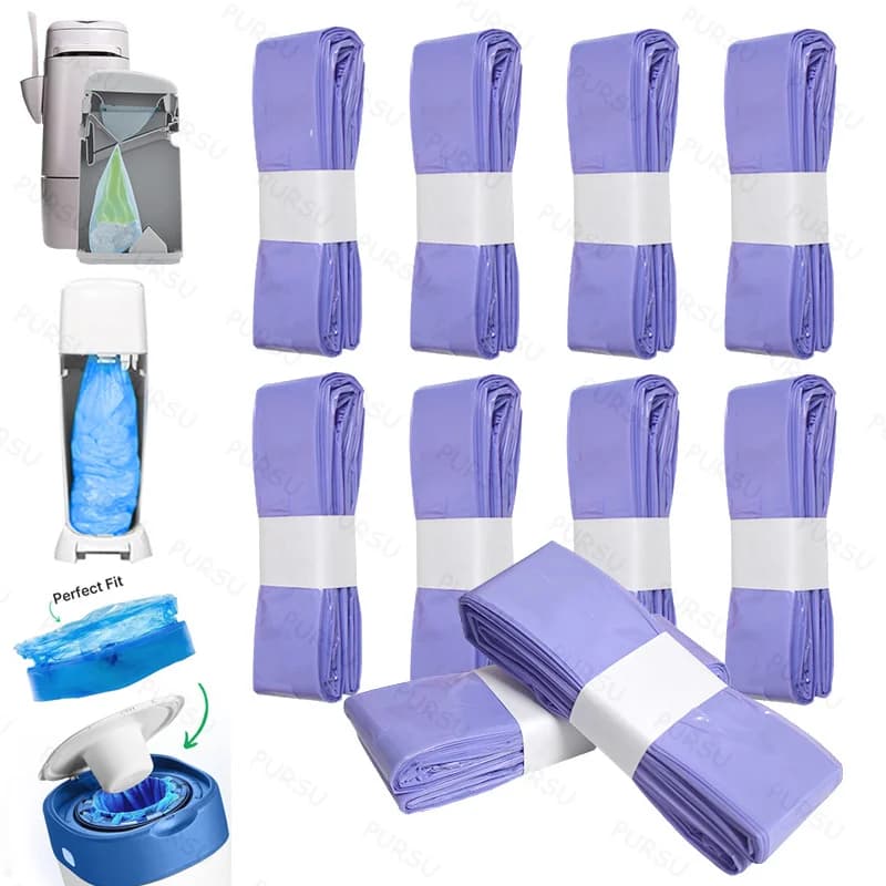 Bolsas de basura para pañales, repuestos para Tommee Tippee Sangenic Simplee o Twist&click, para Angelcare, Genie Trash, 1/5/10 Uds.