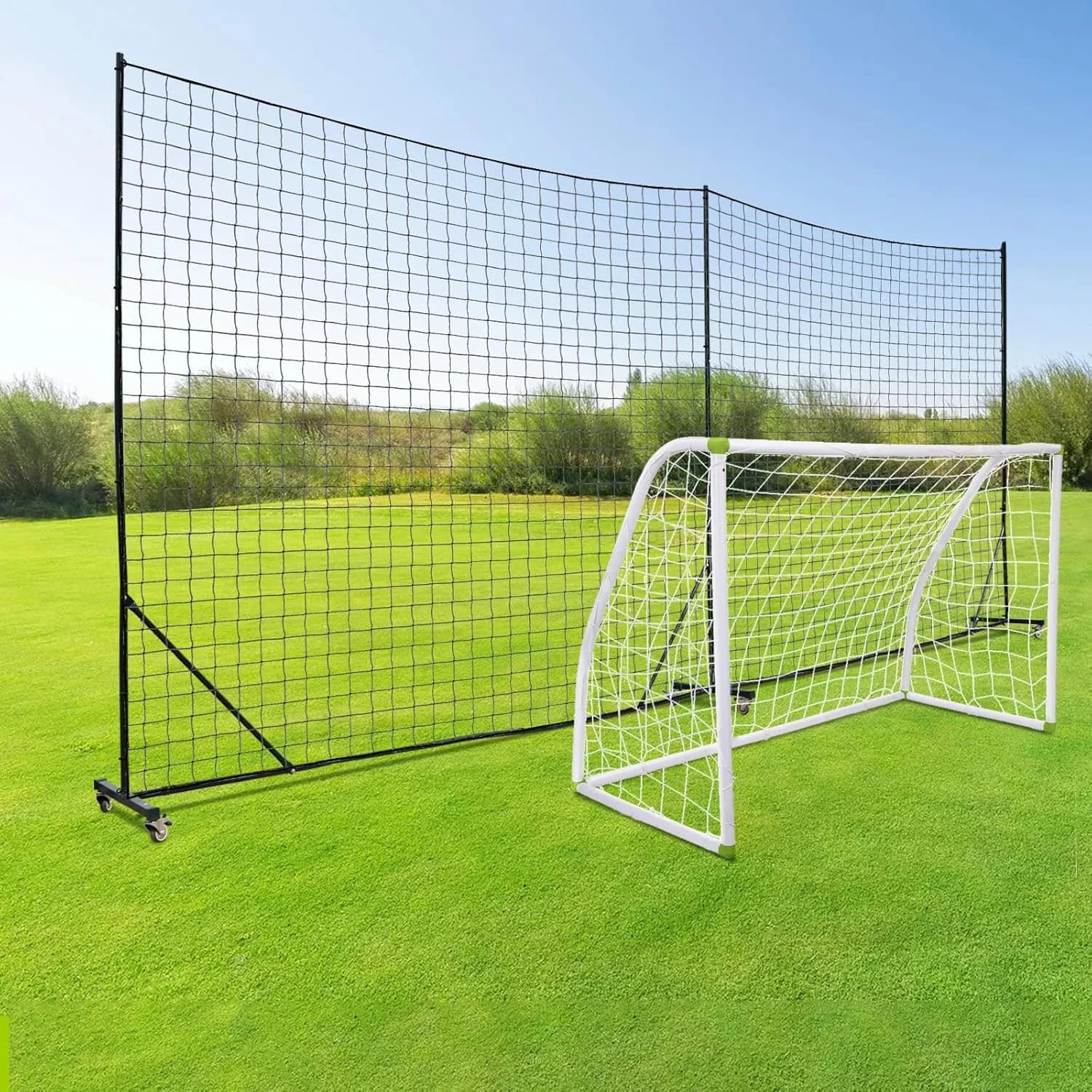 Red de Protección para Fútbol, Red Deportiva para Práctica de Fútbol, Barrera Deportiva para Pelotas, Red de Protección para Entrenamiento de